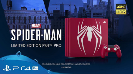   PlayStation 4 Pro (1TB) (CUH-7108) - Limited Edition +  Marvel -