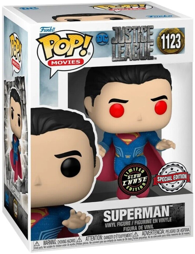  Funko POP Movies: Zack Snyder`s Justice League  Superman With Chase Exclusive (9,5 )