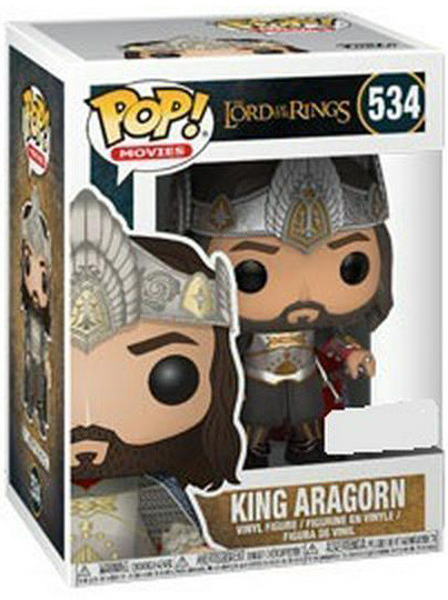  Funko POP Movies: Lord Of The Rings  King Aragorn (9,5 )