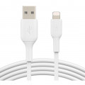Кабель Belkin PVC USB-A/Lightning, 2м (белый) (CAA001bt2MWH)
