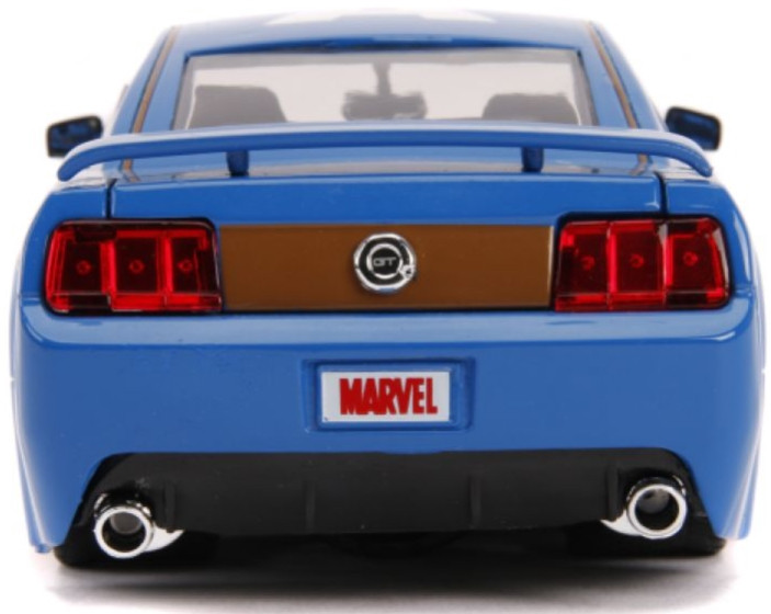   Hollywood Rides Marvel: Avengers  2006 Ford Mustang GT With Captain America 1:24 (2 )
