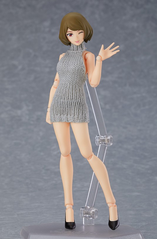  Figma Female Body: Chiaki With Backless Sweater Outfit (13,5 )