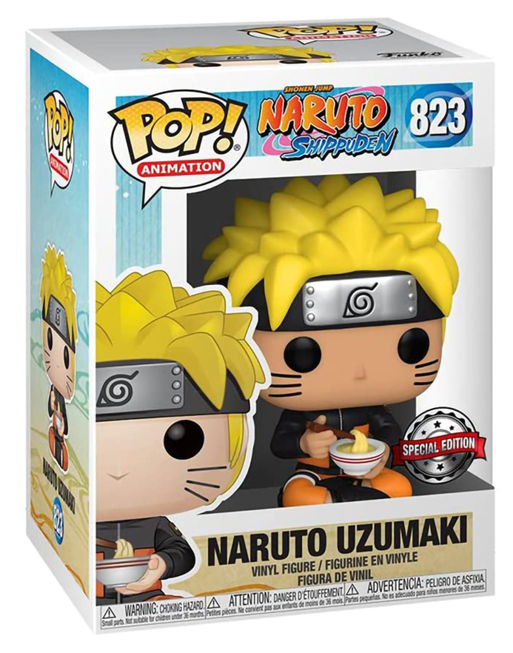  Funko POP Animation: Naruto Shippuden  Naruto Uzumaki With Noodles Exclusive (9,5 )