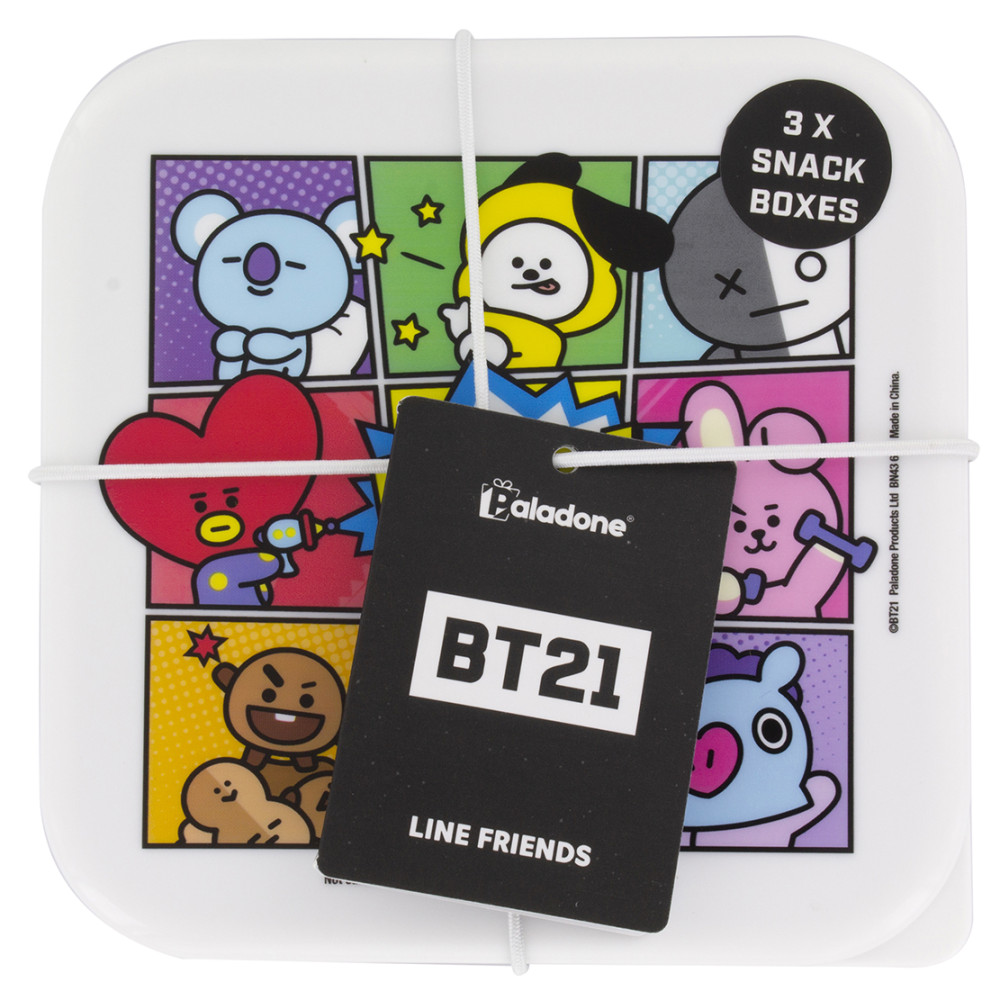 Набор контейнеров для продуктов BT21 (3-Pack)