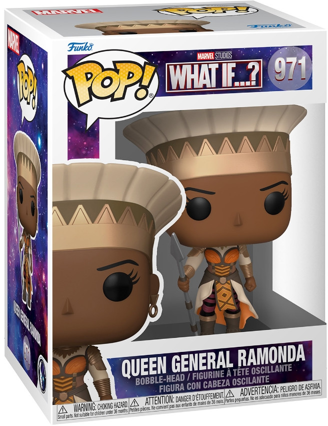 Фигурка Funko POP: Marvel What If...? – Queen General Ramonda Bobble-Head  (9,5 см)
