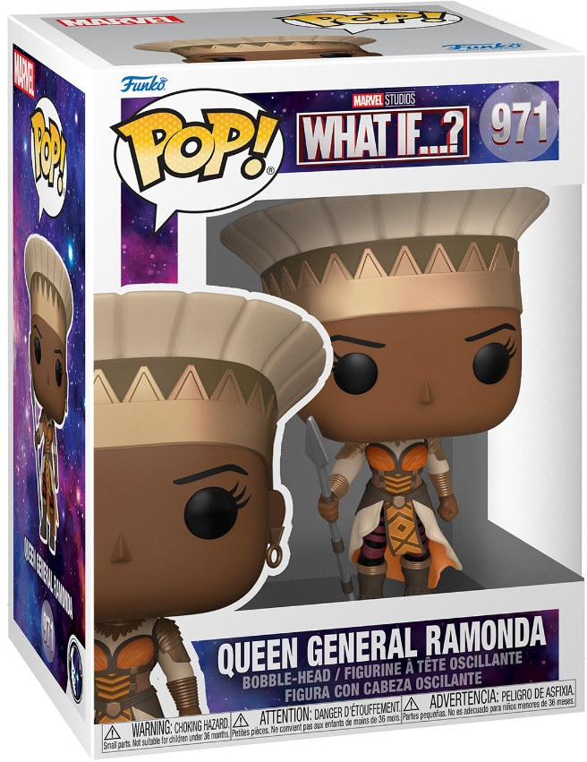 Фигурка Funko POP: Marvel What If...? – Queen General Ramonda Bobble-Head (9,5 см)