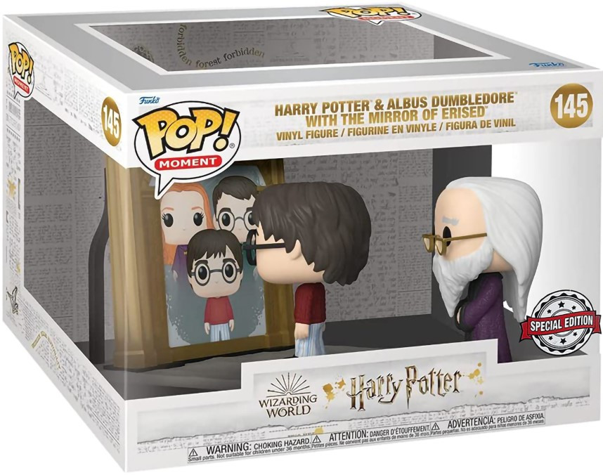  Funko POP Moment: Harry Potter  Harry Potter & Albus Dumbledor With The Mirror Of Erised Exclusive