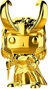 ������� Funko POP Marvel: The First Ten Years � Loki Chrome Bobble-Head (9,5 ��)