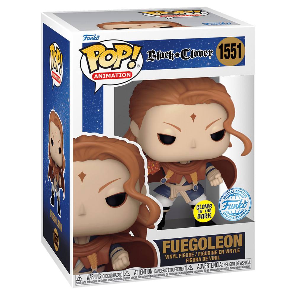������� Funko POP Animation: Black Clover � Fuegoleon [Glows In The Dark] Exclusive (9,5 ��)