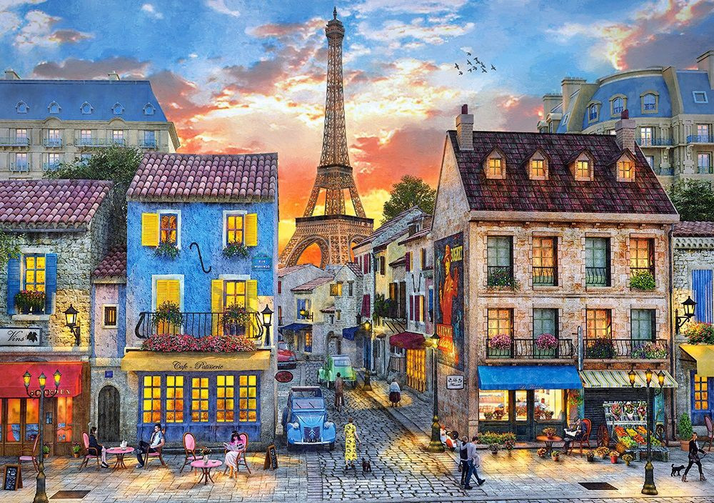 Puzzle-500:   (Streets of Paris)