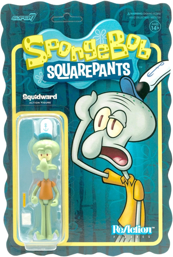 Фигурка ReAction Figure Spongebob Squarepants: Squidward – Wave 1 (9 см)