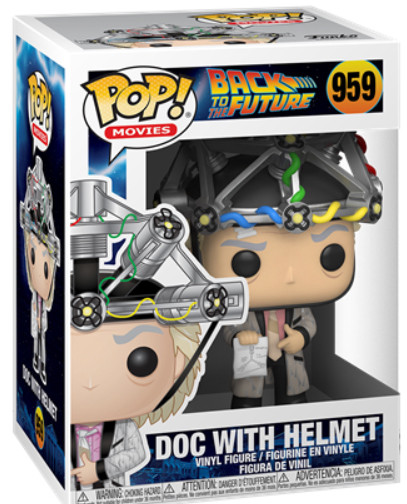 Funko POP Movies: Back To The Future  Doc With Helmet (9,5 )