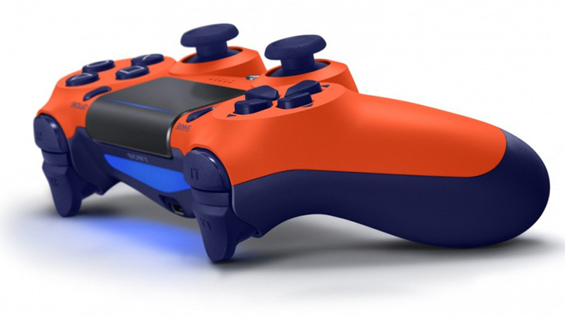 Геймпад DualShock 4 Cont Fanta Orange беспроводной для PS4 (оранжевый) (CUH-ZCT2E)