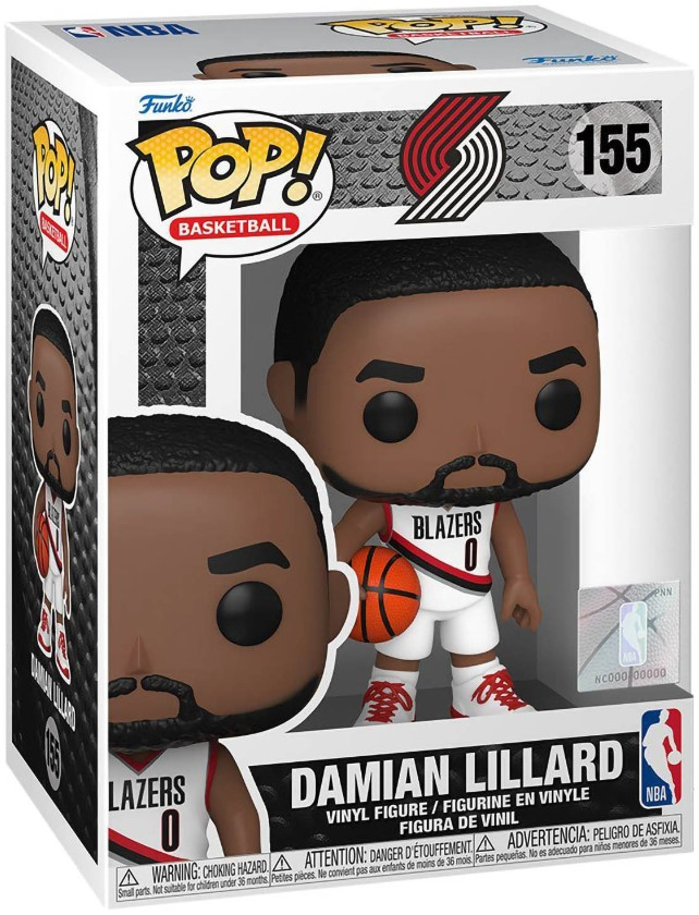  Funko POP Basketball: Portland Trail Blazers  Damian Lillard (9,5 )