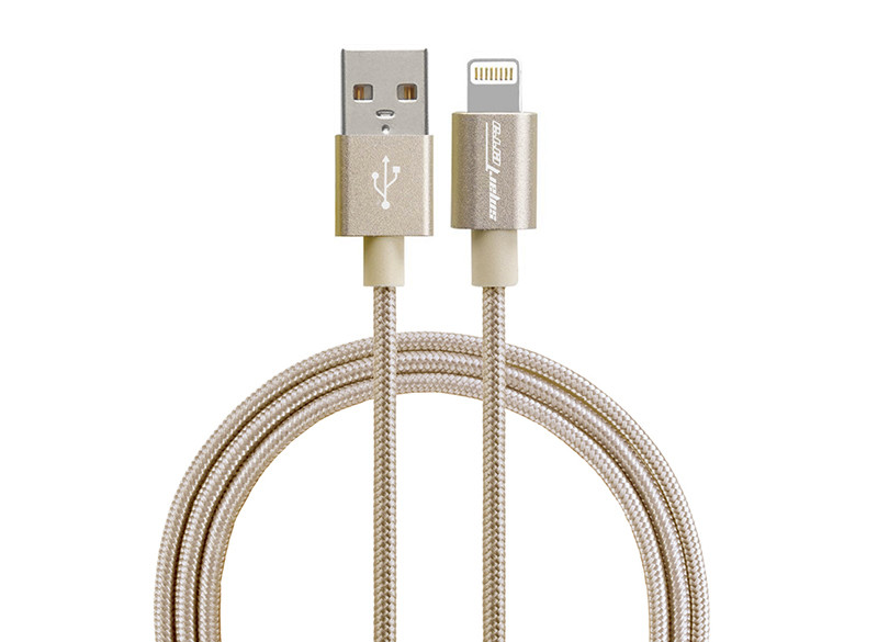 Кабель Smarterra STR-AL002M с разъемом Lightning для устройств Apple (золотистый)