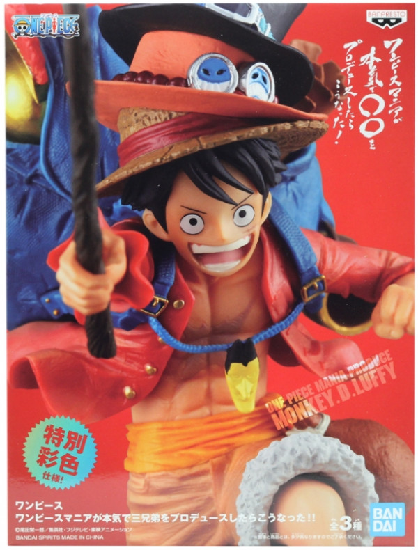 Фигурка One Piece: Three Brothers Monkey D. Luffy (11 см)