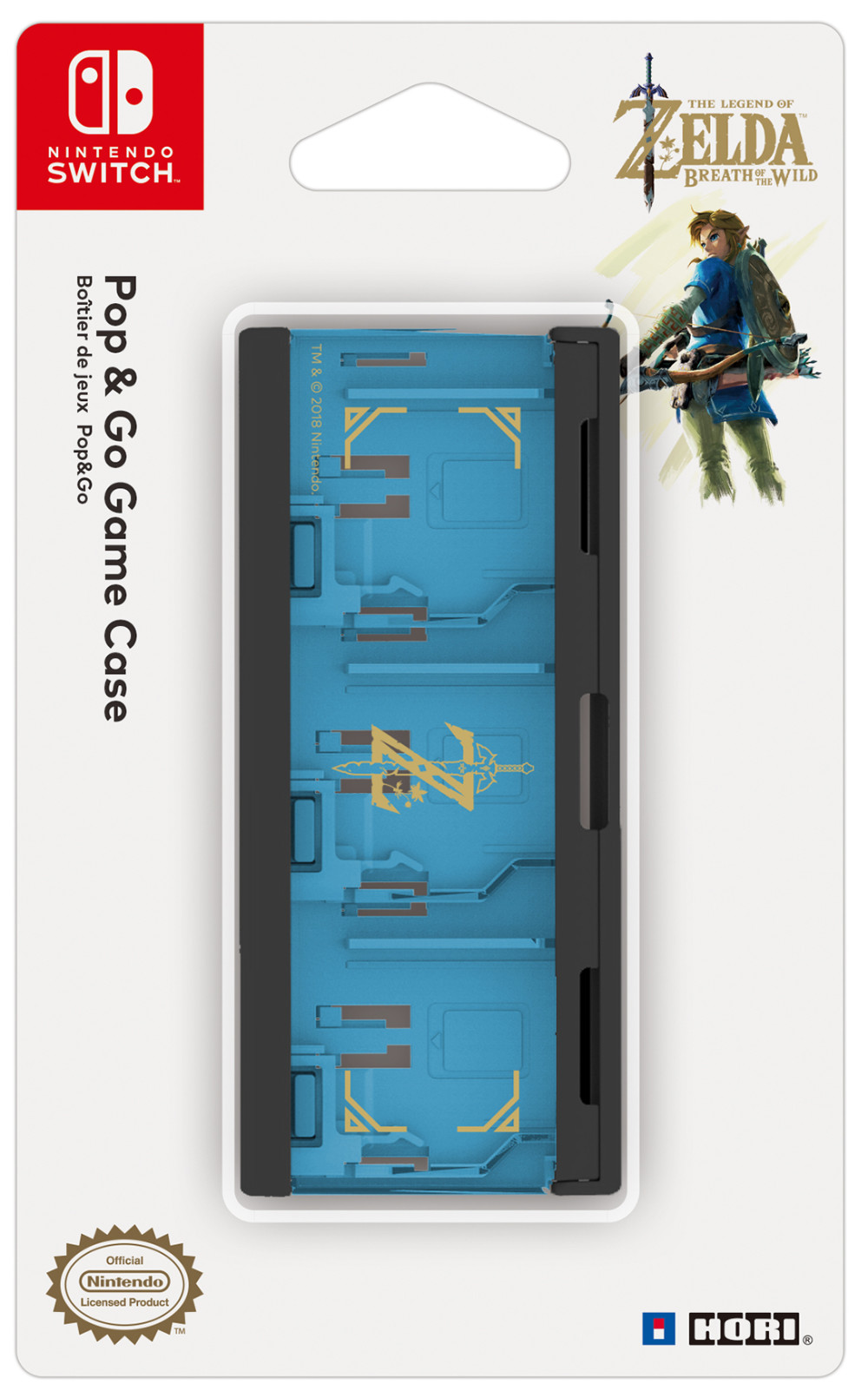 Кейс Hori: Zelda для хранения 6 игровых карт для Nintendo Switch (NSW-97U)