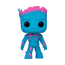  Funko POP Marvel: Guardians Of The Galaxy 3  Groot Blacklight Exclusive Bobble-Head (26 )