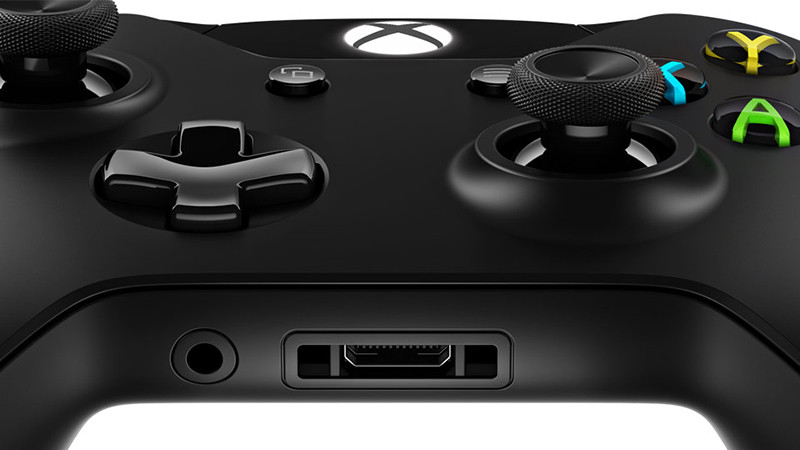 Геймпад для Xbox One беспроводной с 3,5 мм разъемом и Bluetooth (черный) (6CL-00002)