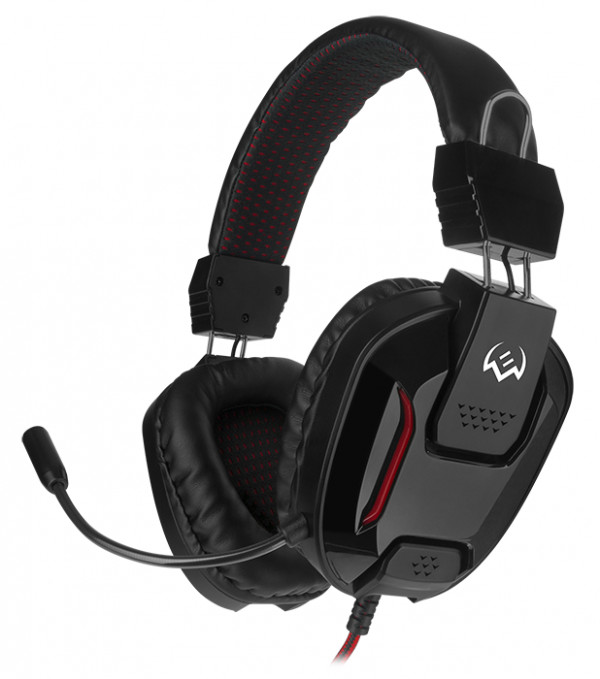 Гарнитура SVEN AP-G555MV игровая для PC (черный-красный)