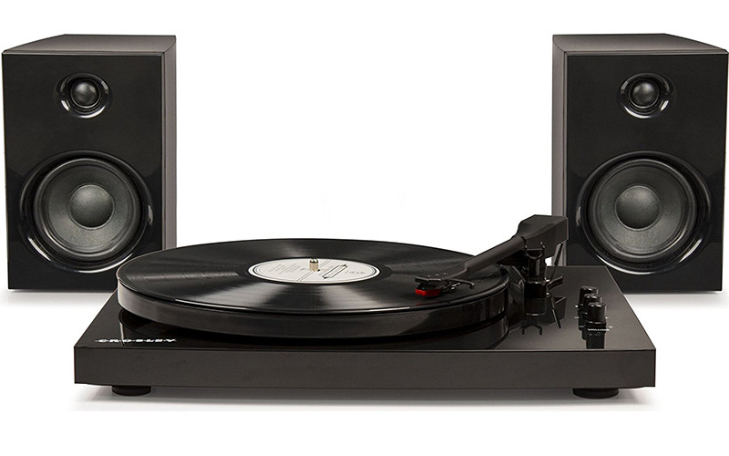 Виниловый проигрыватель Crosley Entertainment (T100A/D-BK)