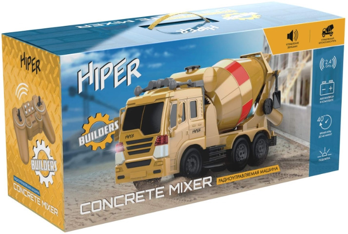 Радиоуправляемая бетономешалка Hiper Concrete Mixer (HCT-0022)