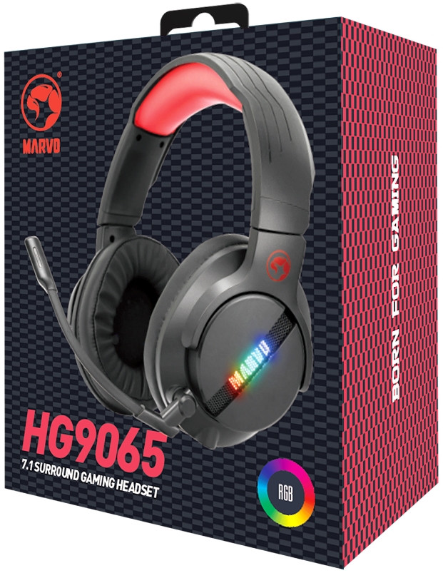 ��������� Marvo HG9065 ������� ��������� USB Gaming Headset ���� 7.1 � ���������� ��� PC