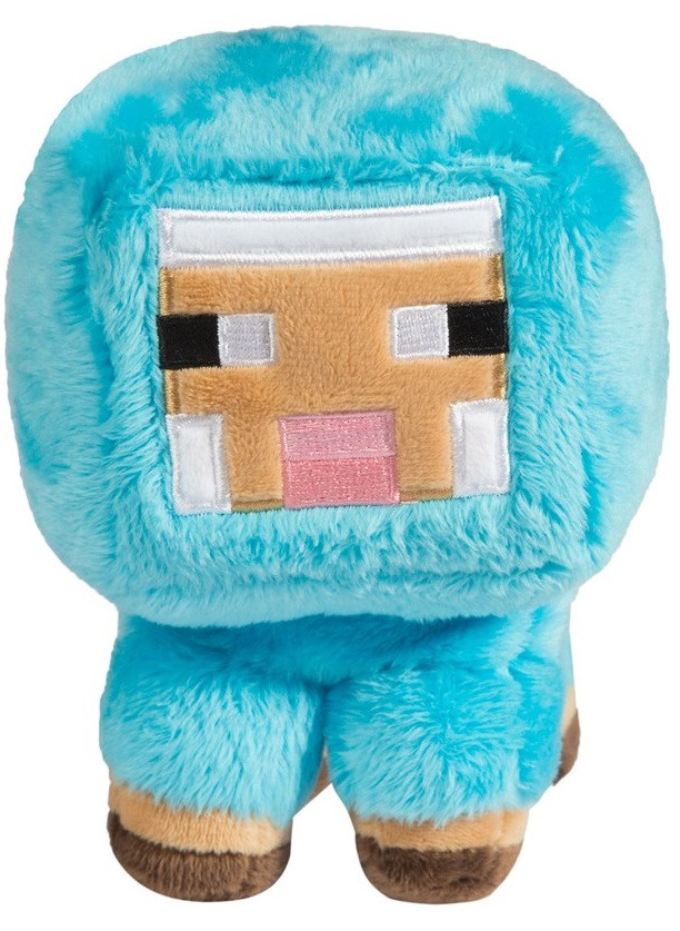 Мягкая игрушка Minecraft: Small Baby Sheep Blue (18 см)
