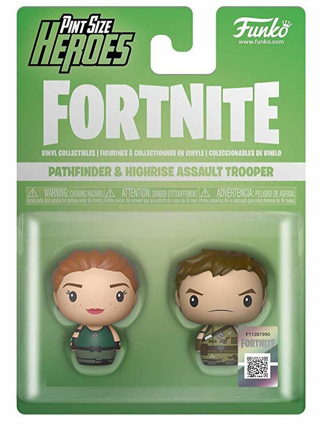  Funko Pint Size Heroes: Fortnite  Pathfinder + Highrise Assault Trooper (2-Pack)