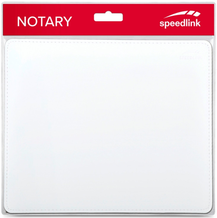Коврик для мыши Notary Soft Touch Mousepad white (SL-6243-LWT)