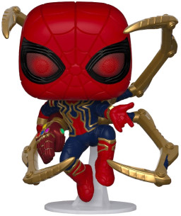  Funko POP Marvel: Avengers Endgame  Iron Spider with NanoGauntlet Bobble-Head [Glow In The Dark] Exclusive (9,5 ) 