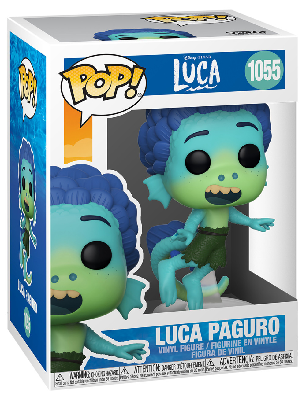  Funko POP Animation Disney: Luca  Luca Paguro Sea Monster (9,5 )