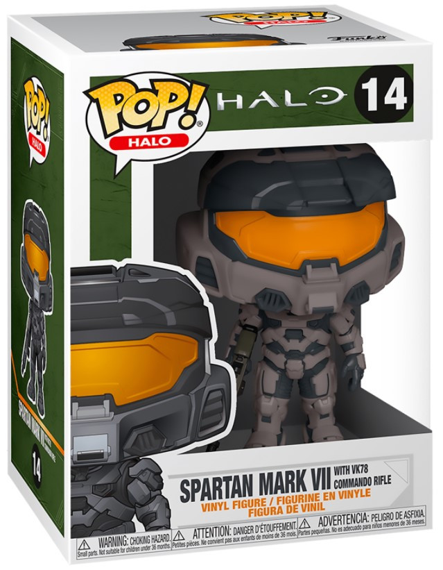 Фигурка Funko POP Halo: Spartan Mark VII with VK78 Commando Rifle (9,5 см)