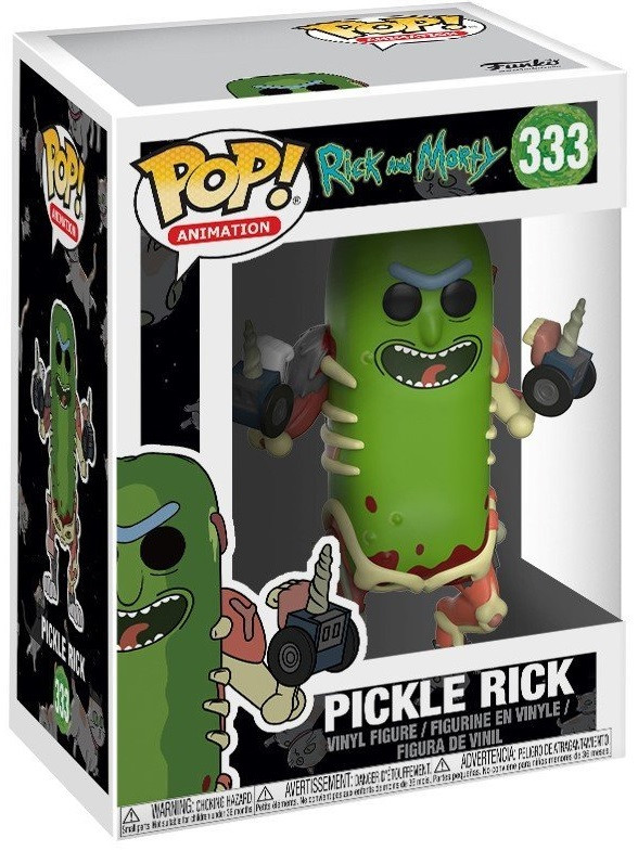 Фигурка Funko POP Animation: Rick And Morty – Pickle Rick (9,5 см)
