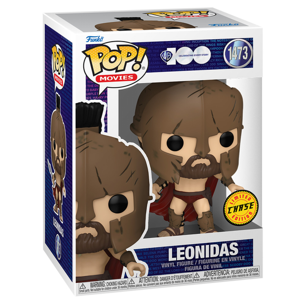  Funko POP Movies Warner Bros 100: 300  Leonidas With Chase (9,5 )