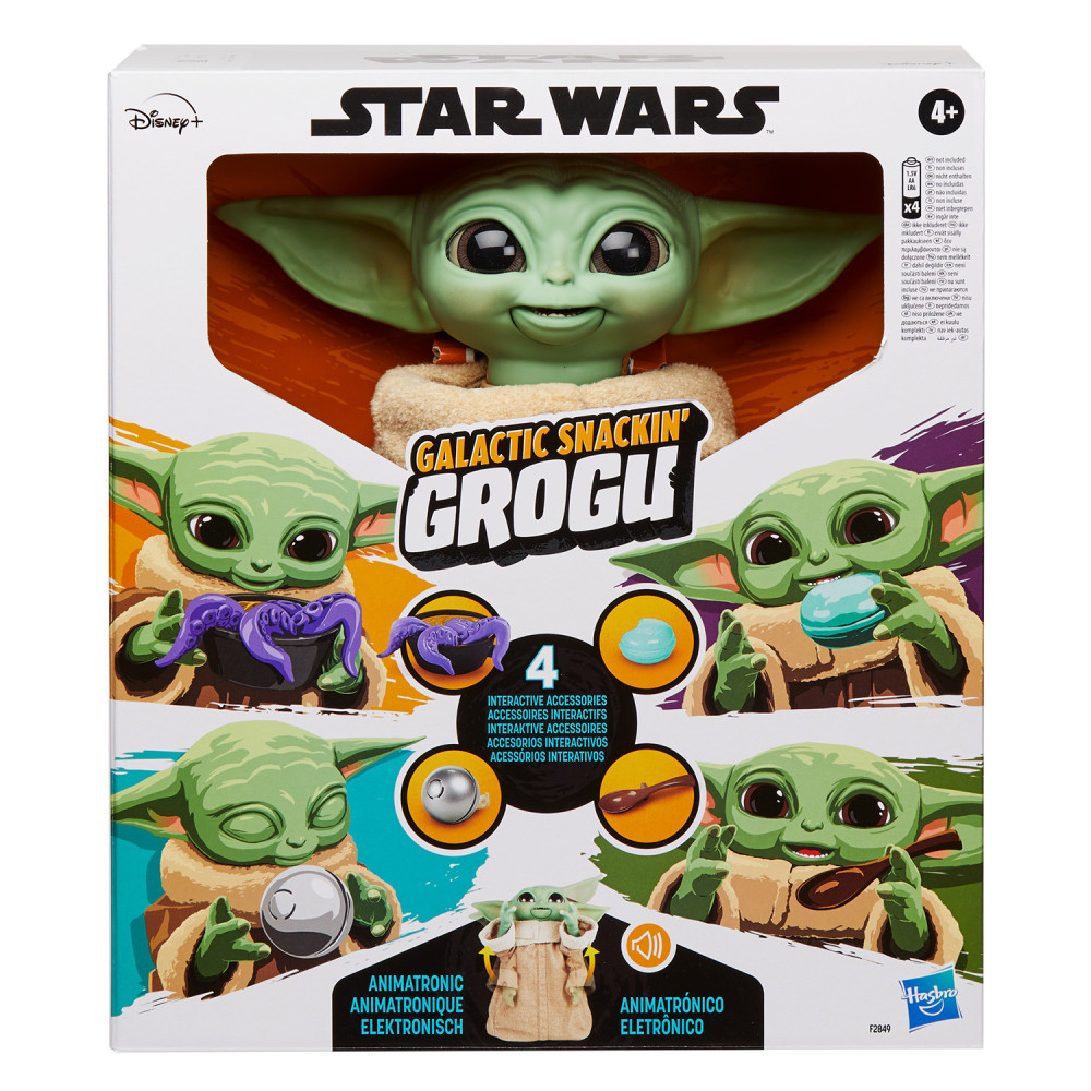 Фигурка Star Wars: The Mandalorian – Galactic Snackin` Grogu Animatronic Edition