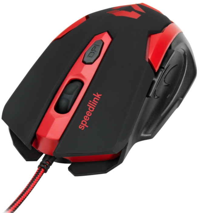 Мышь Speedlink Xito Gaming Mouse black-red проводная для PC (SL-680009-BKRD)