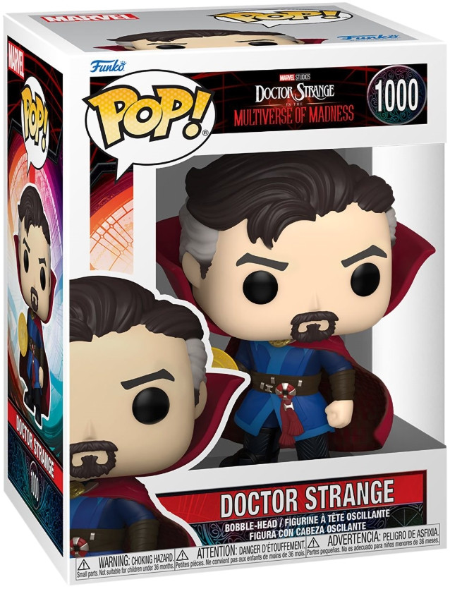 Фигурка Funko POP Marvel: Doctor Strange In The Multiverse Of Madnes – Doctor Strange With Chase Bobble-Head (9,5 см)