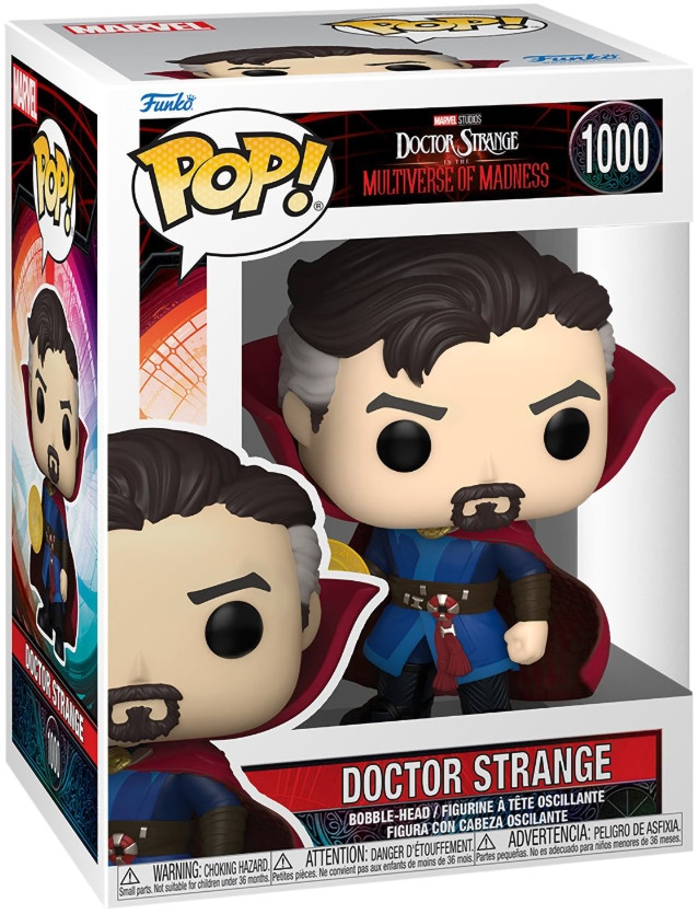  Funko POP Marvel: Doctor Strange In The Multiverse Of Madnes  Doctor Strange With Chase Bobble-Head (9,5 )