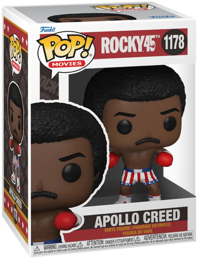  Funko POP Movies: Rocky 45th  Apollo Creed (9,5 )