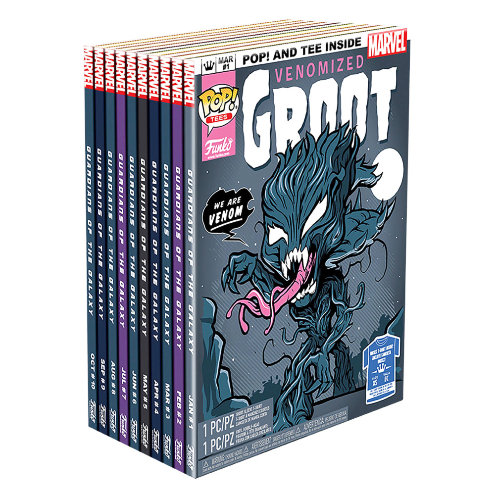 ����� �������� + ������� Funko POP Tees: Marvel � Venomized Groot