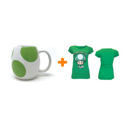   Super Mario Yoshi Egg +  Super Mario   (XS)