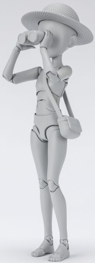  S.H.Figuarts Body Kun: Chan Sugimori Edition DX Set [Gray Color Ver.] (13 )