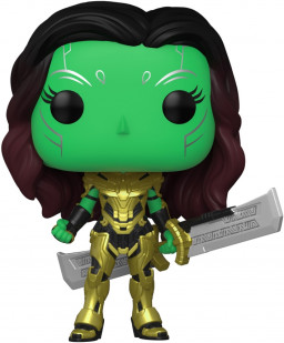  Funko POP: Marvel What If...?  Gamora With Blade Of Thanos Bobble-Head (9,5 )