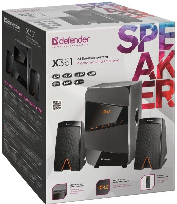   Defender 2.1x361 36 BT/FM/MP3/SD/USB/LED/RC  PC