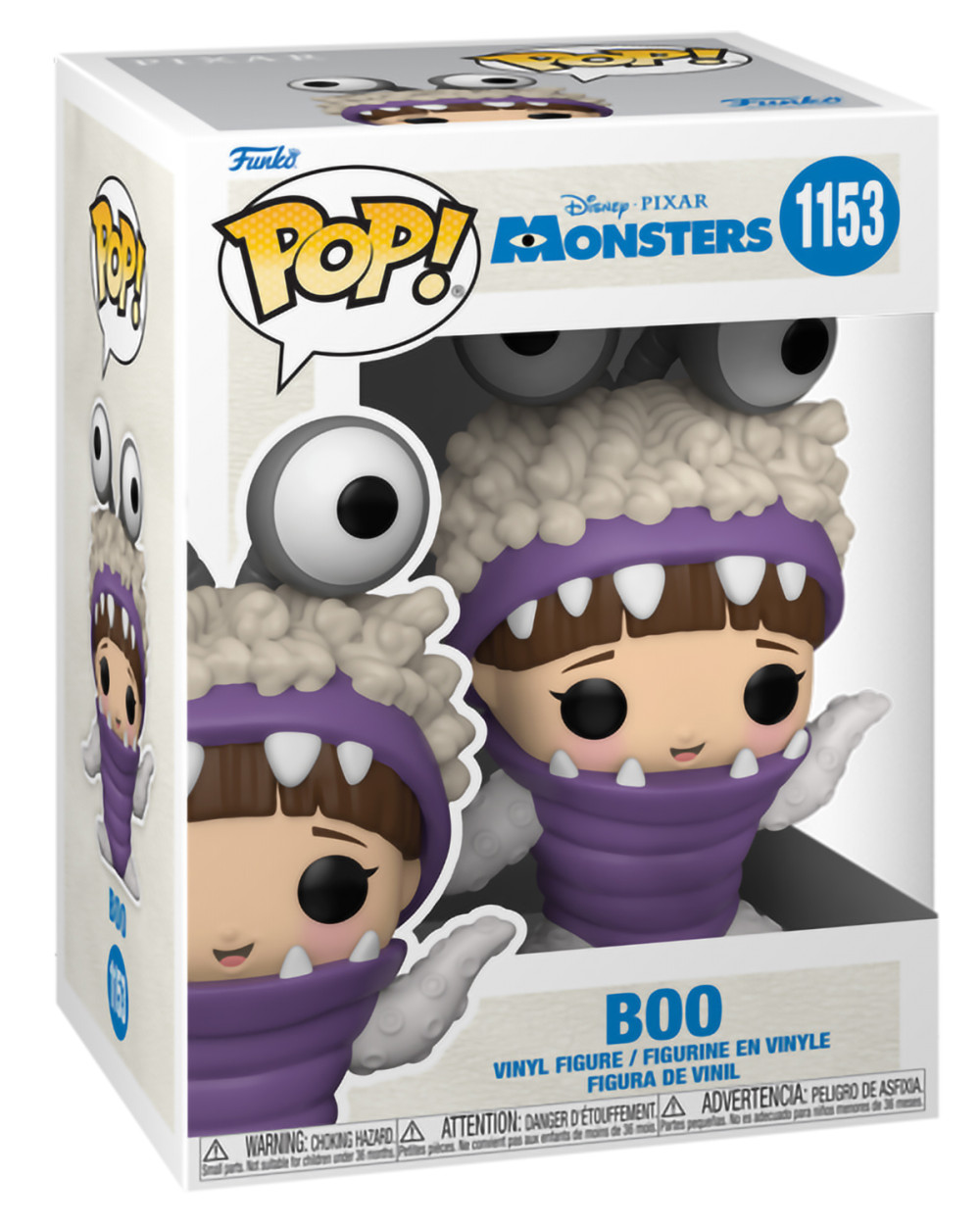  Funko POP Disney: Monsters Inc 20th  Boo With Hood Up (9,5 )