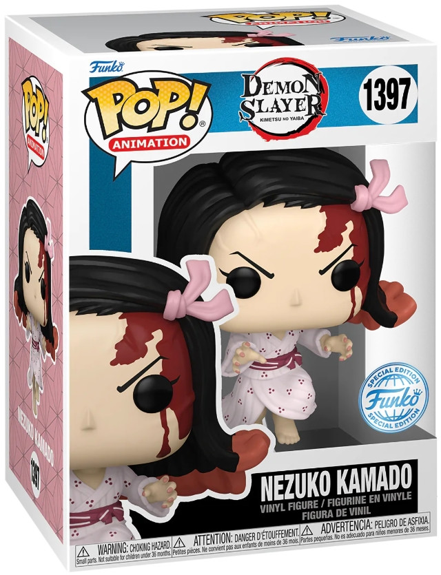 Фигурка Funko POP Animation: Demon Slayer – Nezuko Kamado Leaping Exclusive (9,5 см)