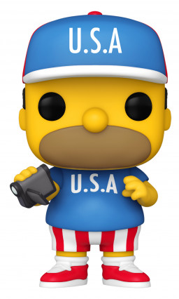  Funko POP Television: The Simpsons  U.S.A. Homer (9,5 )