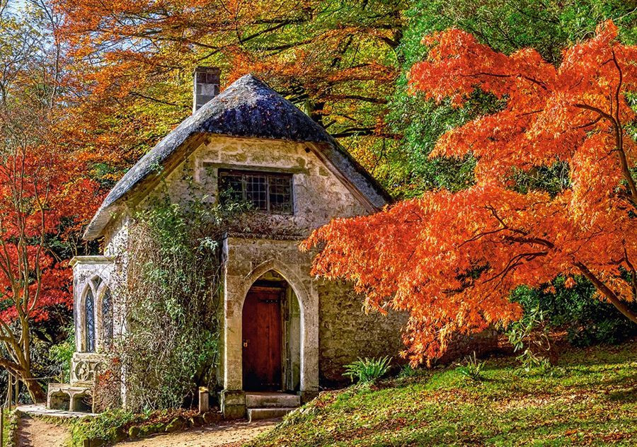Puzzle-500:   (Gothic House in Autumn)