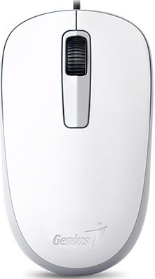 Мышь Genius DX-125 проводная для PC (белая)